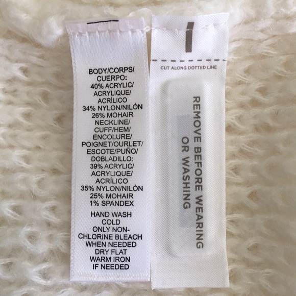 NWT LOFT Winter White Honeycomb Textured Knit Pullover Sweater, size Large ❤️ - Picture 8 of 11